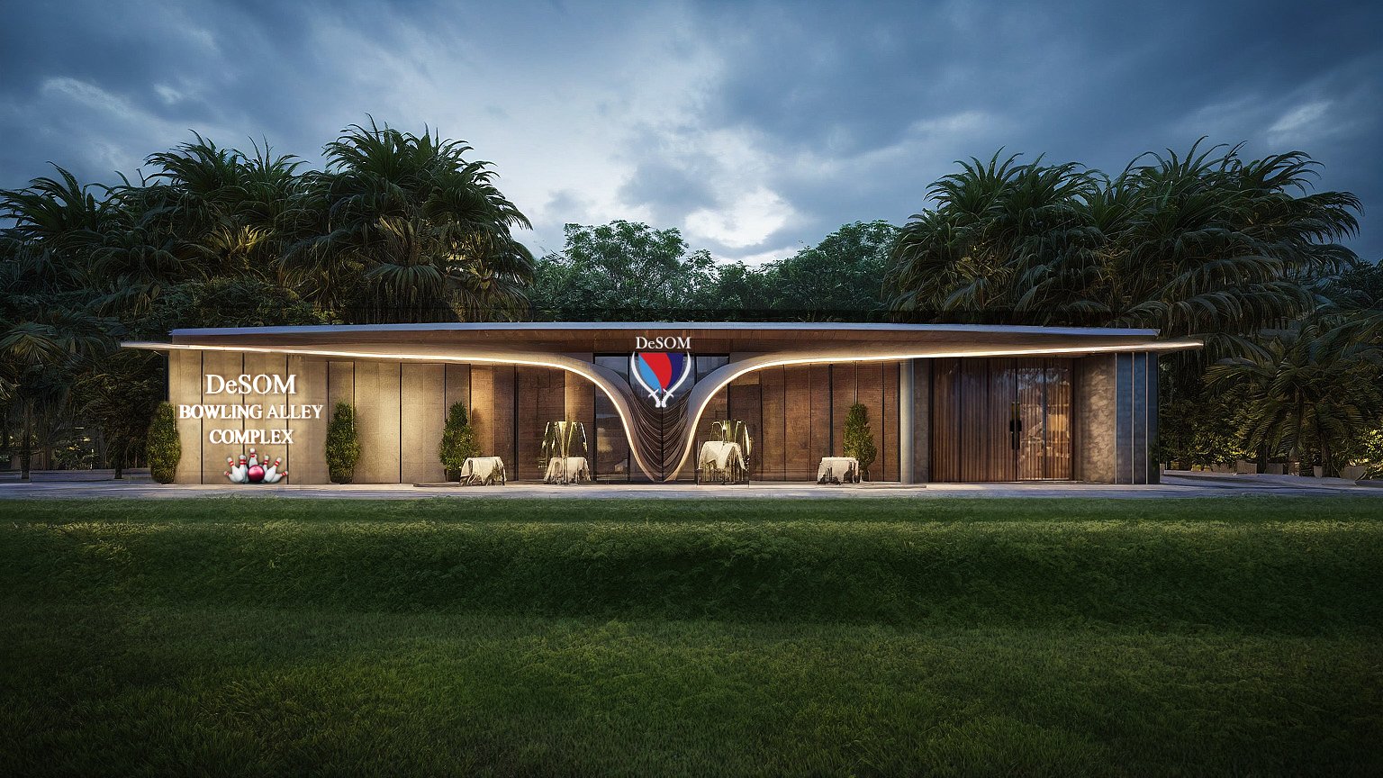 DeSOM Bowling Alley Complex Elevation