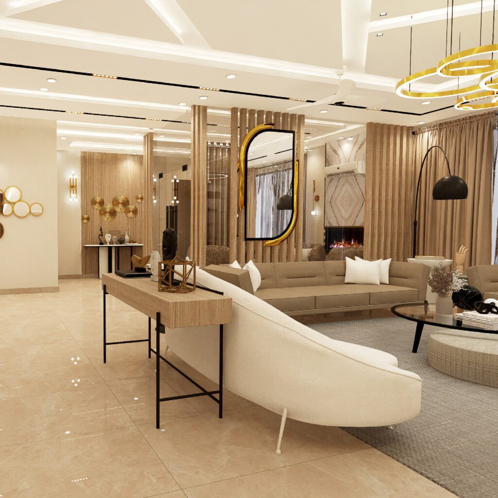 Interior design project by Design House showcasing modern luxury residential interior styling and space planning.