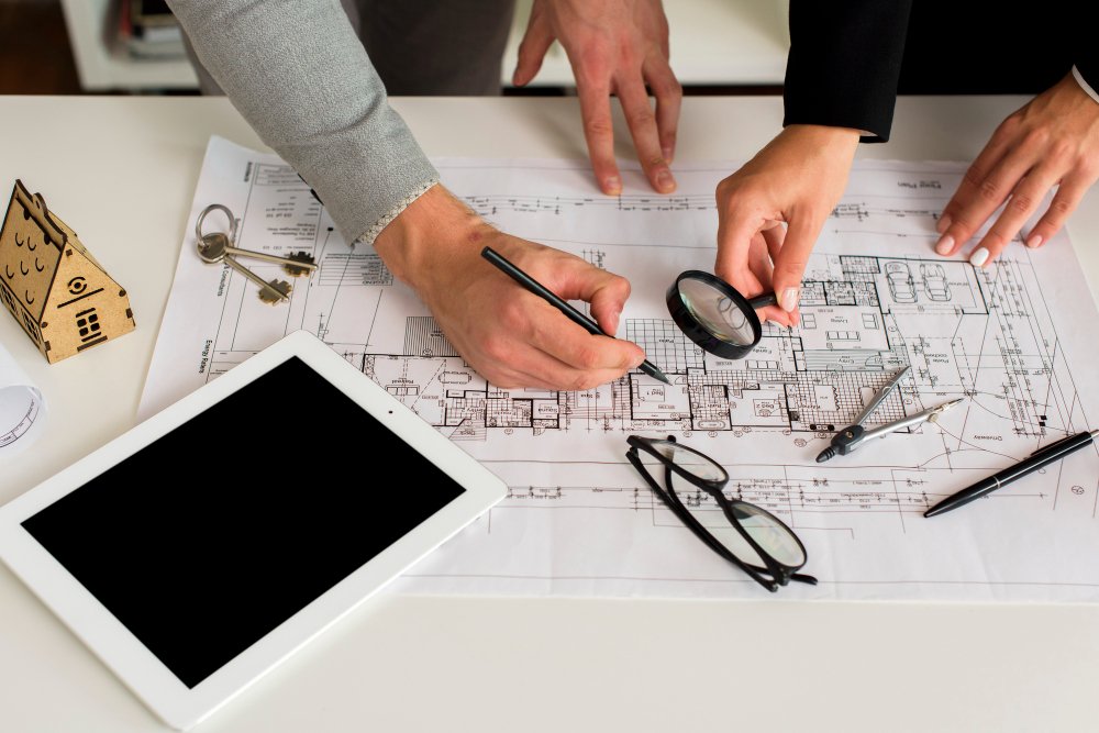 Re-imagining spaces renovation analysis using architectural drawings and space improvement planning.