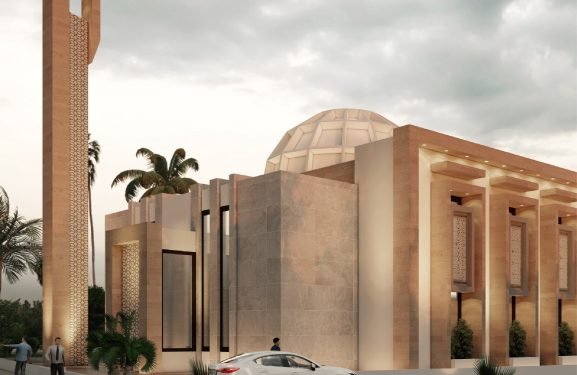 Religious architecture project by Design House showcasing mosque and cultural building design.